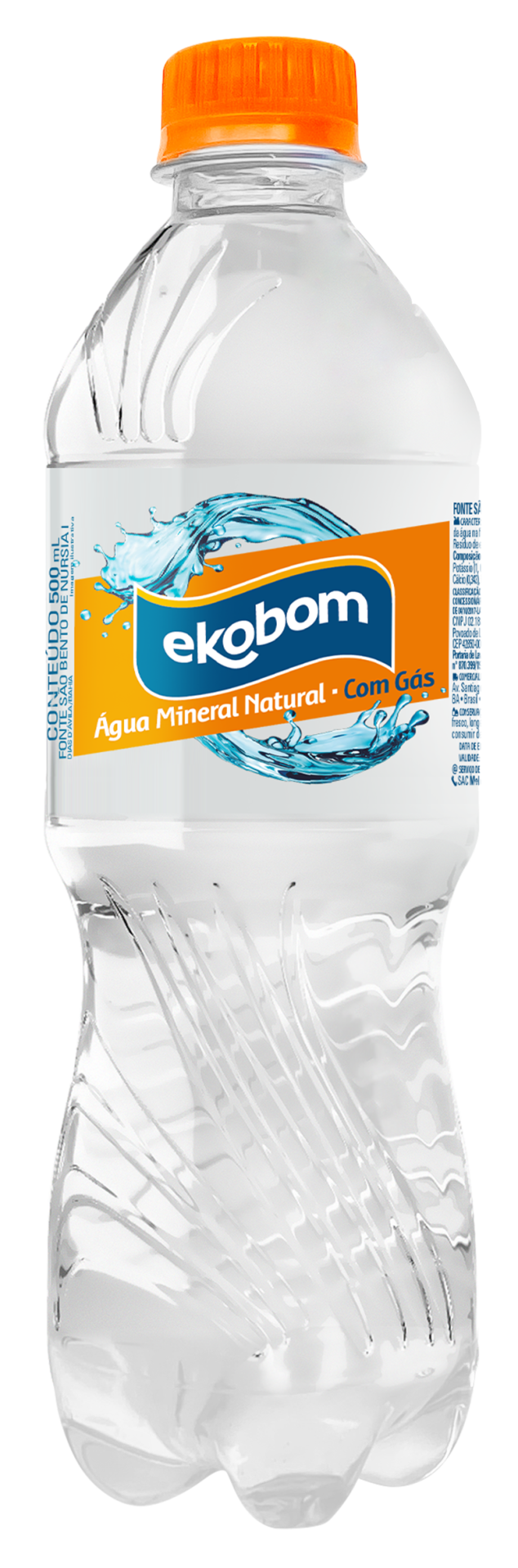 Água Mineral Com Gás Ekobom 500ml