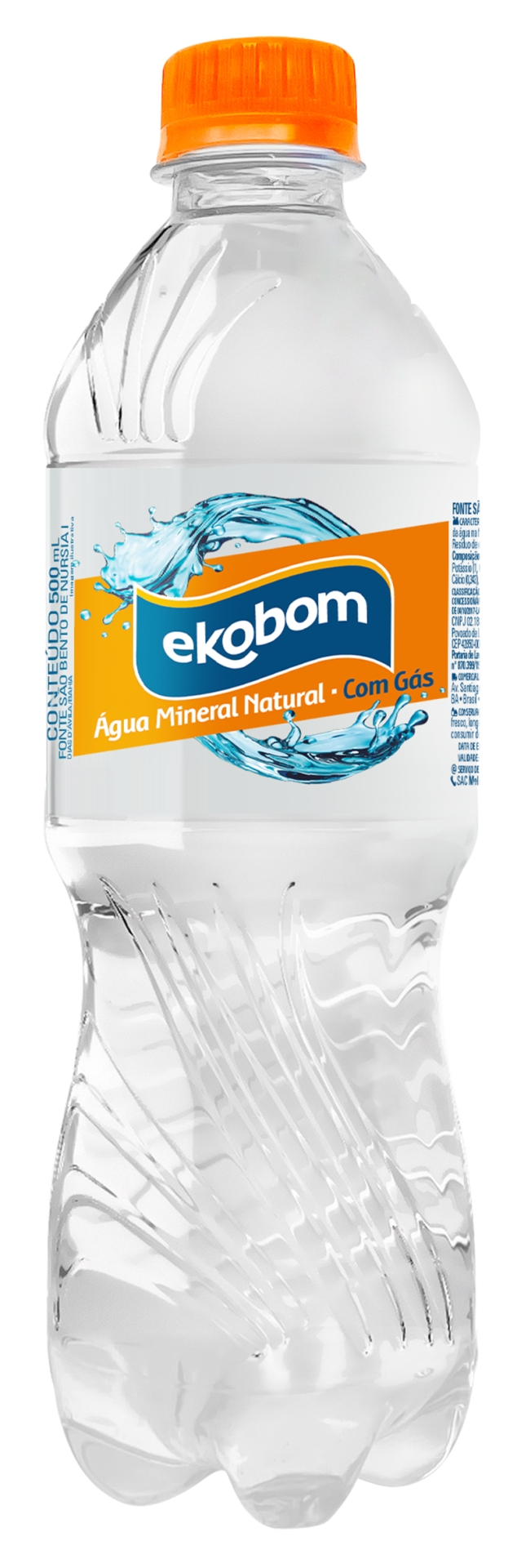 Água Mineral Com Gás Ekobom 500ml