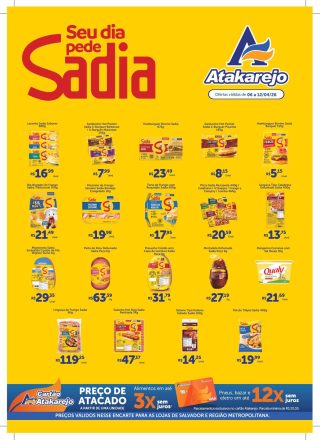 Encarte Sadia e Perdigão Salvador/RMA