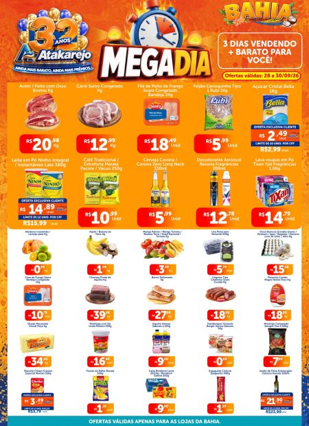 Encarte Mega Dia Bahia